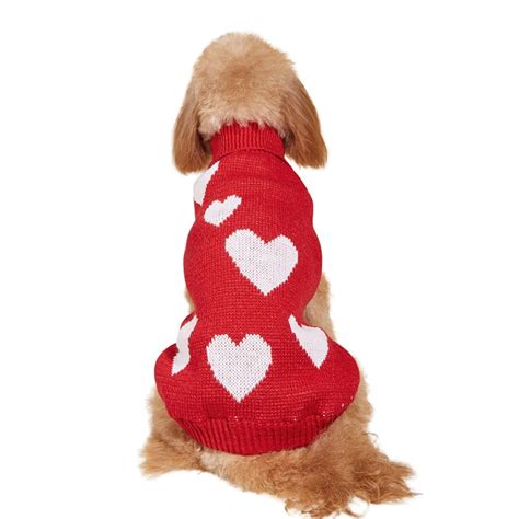 dog sweater walmart|Dog Valentines Sweater .